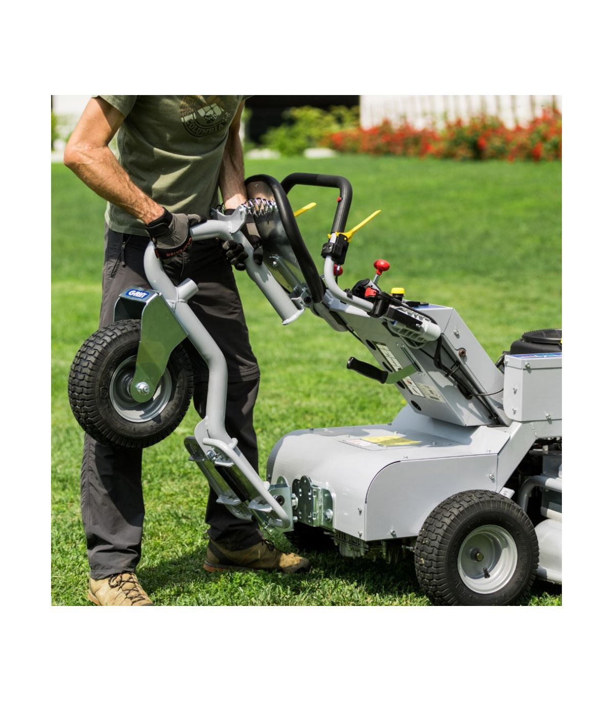 Aufsitz für Grin Aufsitzmäher – Sitzposition – ASM-0166