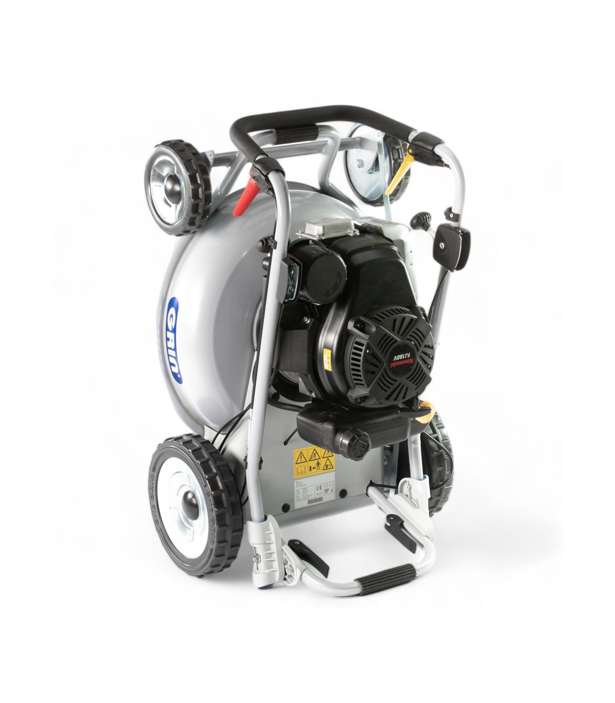 Selbstfahrender Rasenmäher 53 cm – 3000 m², Mulchfunktion, Kawasaki-Motor 179 cm³, Elektrostarter, 2 Vorwärtsgänge – PM53A-KW