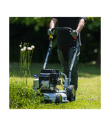 Selbstfahrender Rasenmäher 53 cm – 3000 m², Mulchfunktion, Kawasaki-Motor 179 cm³, Elektrostarter, 2 Vorwärtsgänge – PM53A-KW