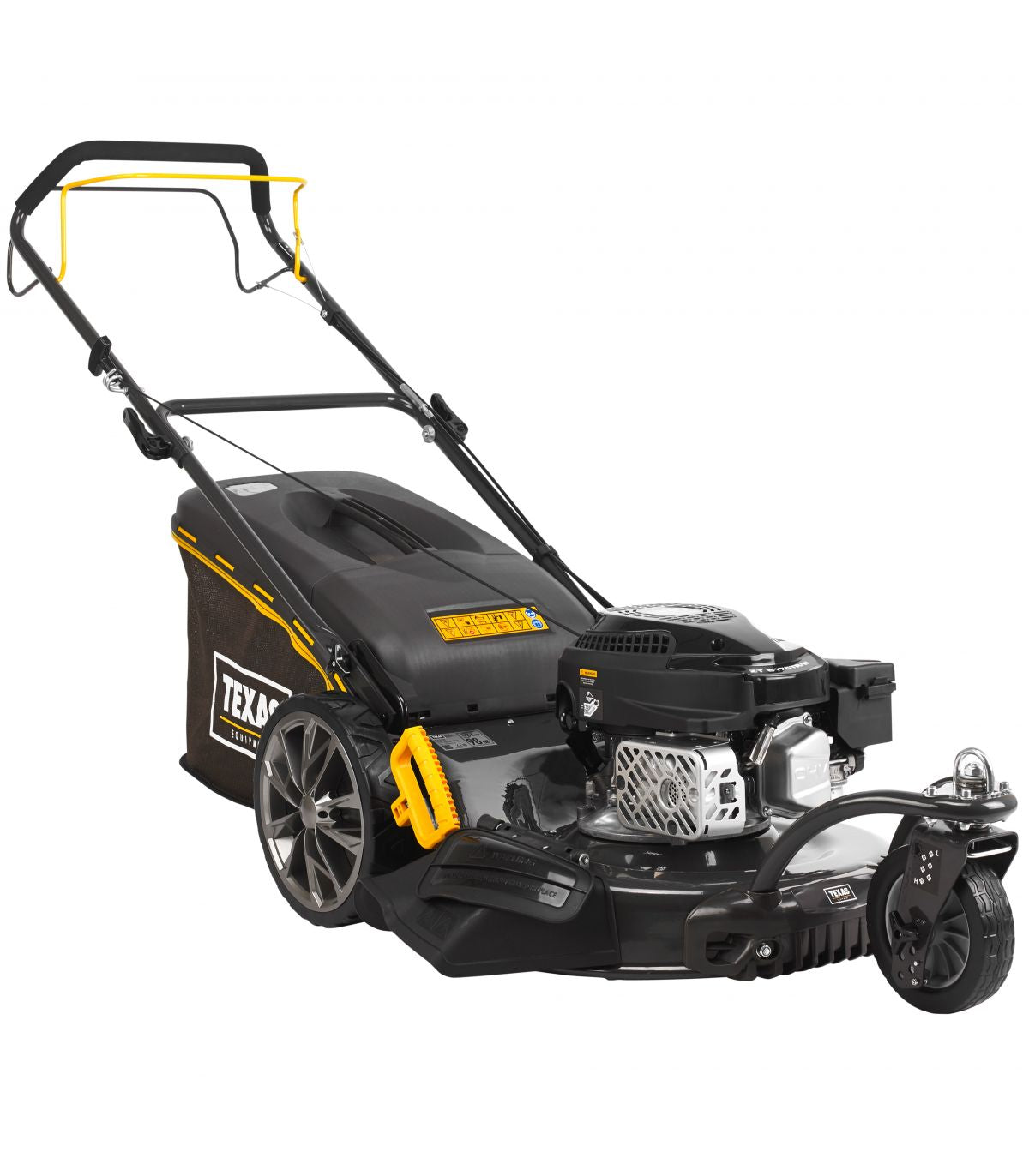 Benzin-Rasenmäher mit 170 cm³ Hubraum, drei Rädern und Selbstantrieb, 51 cm Mulch-Schnittbreite – TEXAS ZT ZT 5175TR/W